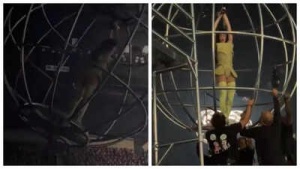 Katy Perry's Australian Concert Interrupted by Stage Prop Malfunction; Singer Narrowly Avoids Fall