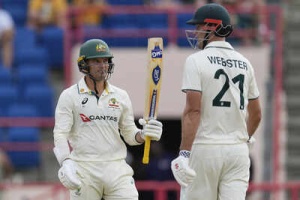Carey, Webster Century Stand Rescues Australia After Collapse in Second Test vs West Indies