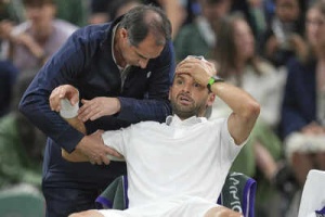 Injury Halts Dimitrov's Wimbledon Surge After Dominating Sinner: A Fifth Consecutive Grand Slam Exit