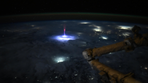 Astronaut Captures Rare Red Sprite from Space, Boosting Atmospheric Phenomena Research