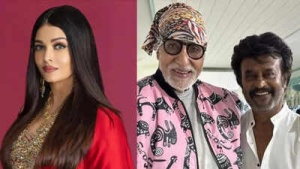 Aishwarya Rai Lauds Rajinikanth, Draws Parallels to Amitabh Bachchan's Legendary Status