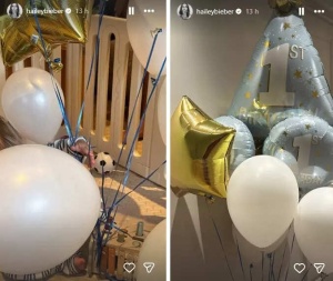 Hailey Bieber Shares Adorable Photos of Son Jack Blues on His First Birthday