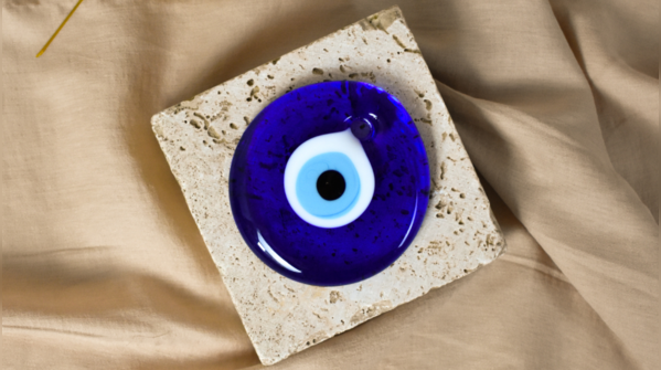 A classic Evil Eye amulet.