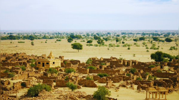 The abandoned village of Kuldhara, Rajasthan.
