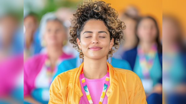 Person gaining clarity through meditation