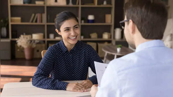 Asking insightful questions at the end of an interview.