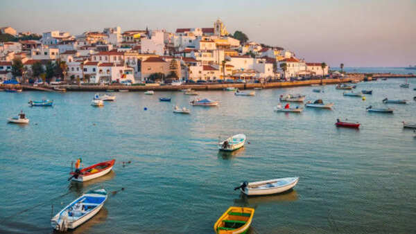 Scenic coastline of Algarve