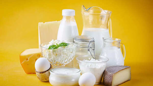 Dairy products, sources of vitamin A and zinc