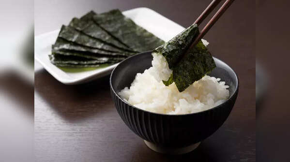 Bowl of Miyeok Guk, Korean seaweed soup