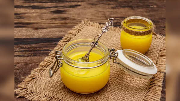 Using ghee for hair nourishment