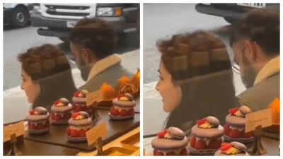 Virat Kohli and Anushka Sharma casually enjoying coffee in London