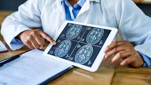 Abstract brain image