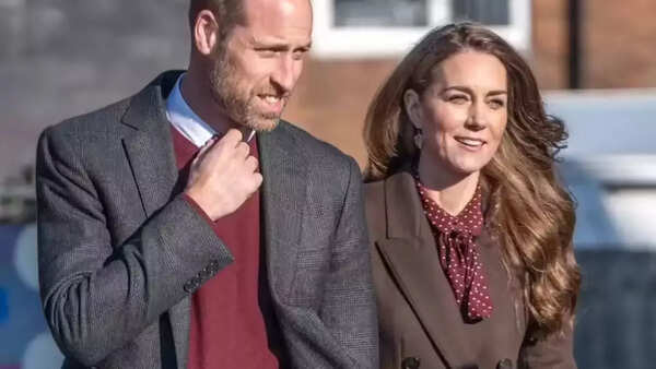Kate Middleton and Prince William on their wedding day