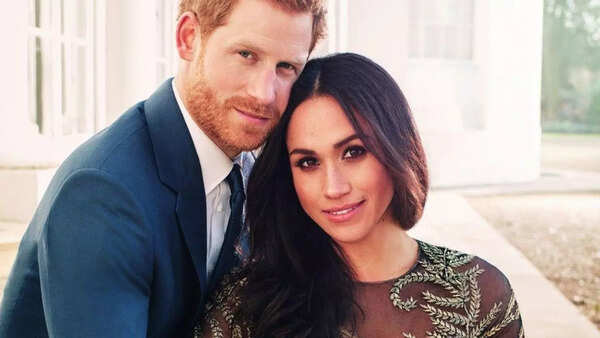 Meghan Markle and Prince Harry leaving Windsor Castle